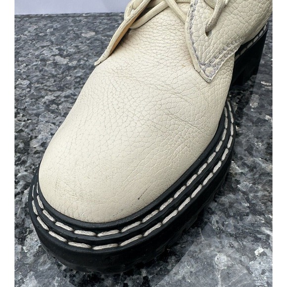 Proenza Schouler Combat Lace Up Boot Women’s Size EU 39.5 vory - Picture 10 of 16